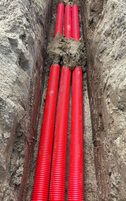 Elektromontāžas darbi un ārējie tīkli